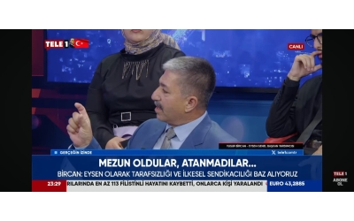 EYSEN ulusal bir kanalda sorunları konuştu...