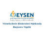Yöneticilerin Ekdersleri Hakkında Başvuru Yaptık